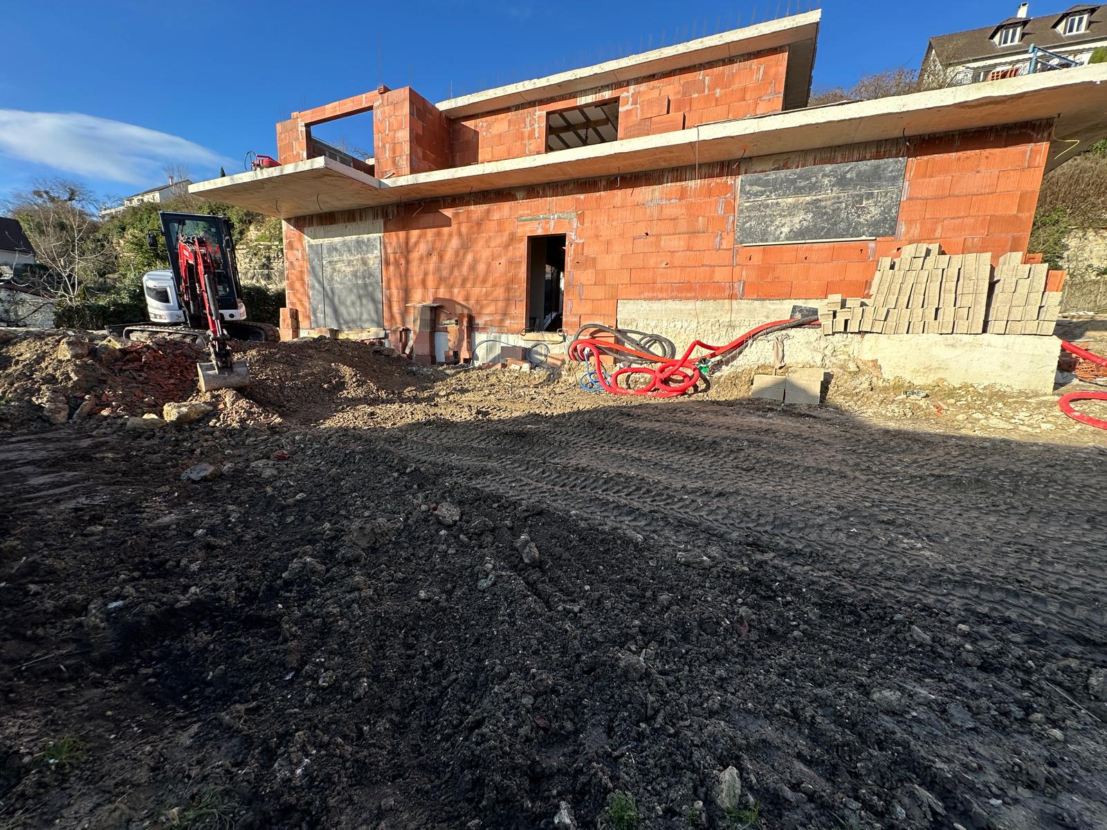 Gros œuvre en cours